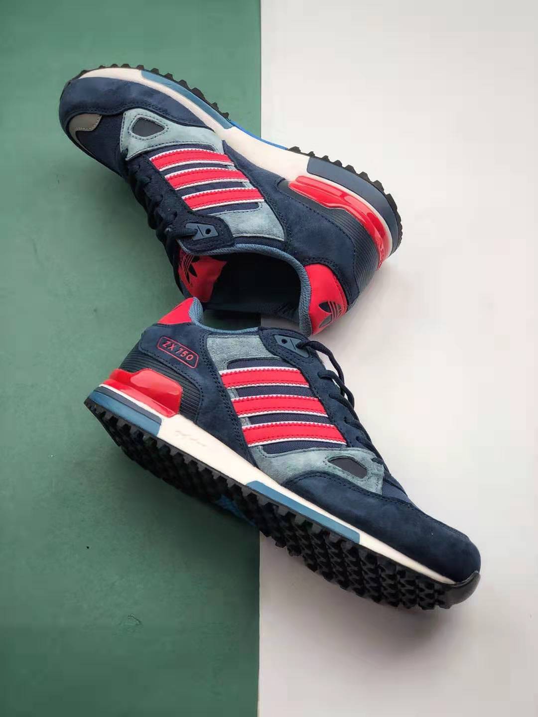 Adidas ZX 750 Navy Black Red M18260 | Stylish and Comfortable Sneakers