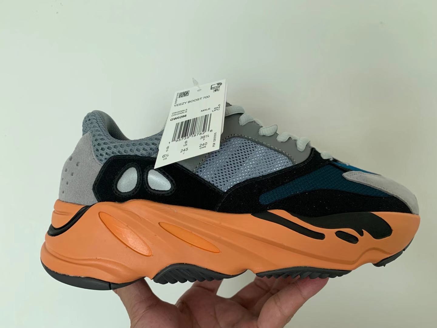 Adidas Yeezy Boost 700 'Wash Orange' GW0296 - Limited Edition Sneakers