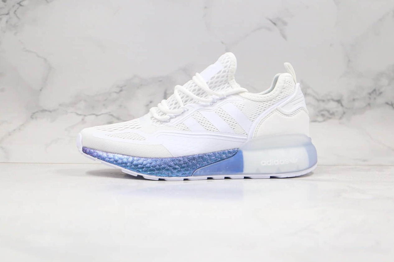 Adidas ZX 2K Boost 'White Boost Blue Violet' FV2928 - Stylish and Comfortable Sneakers