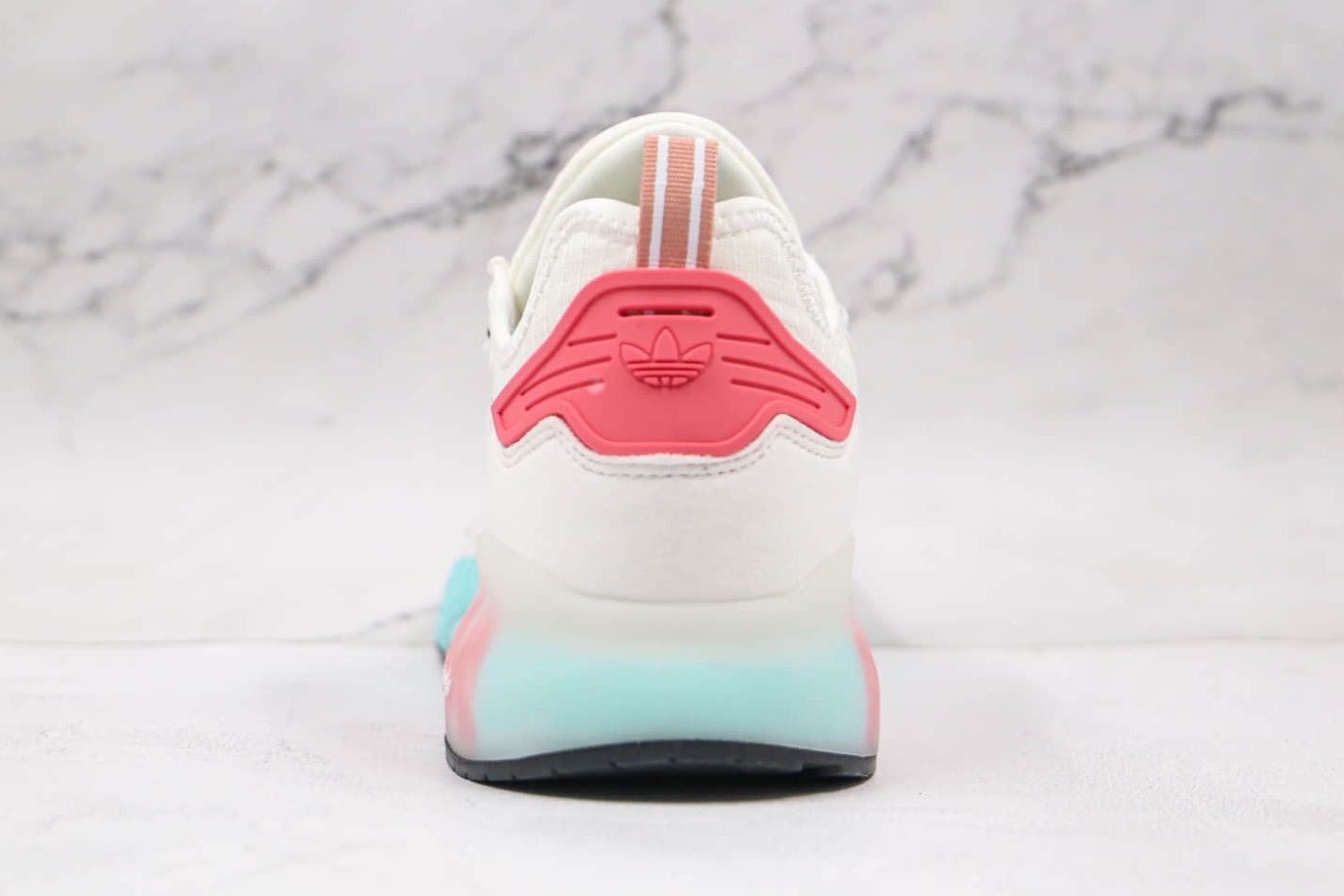 Adidas NASA x ZX 2K Boost - White Hazy Rose Sneakers | Shop Now