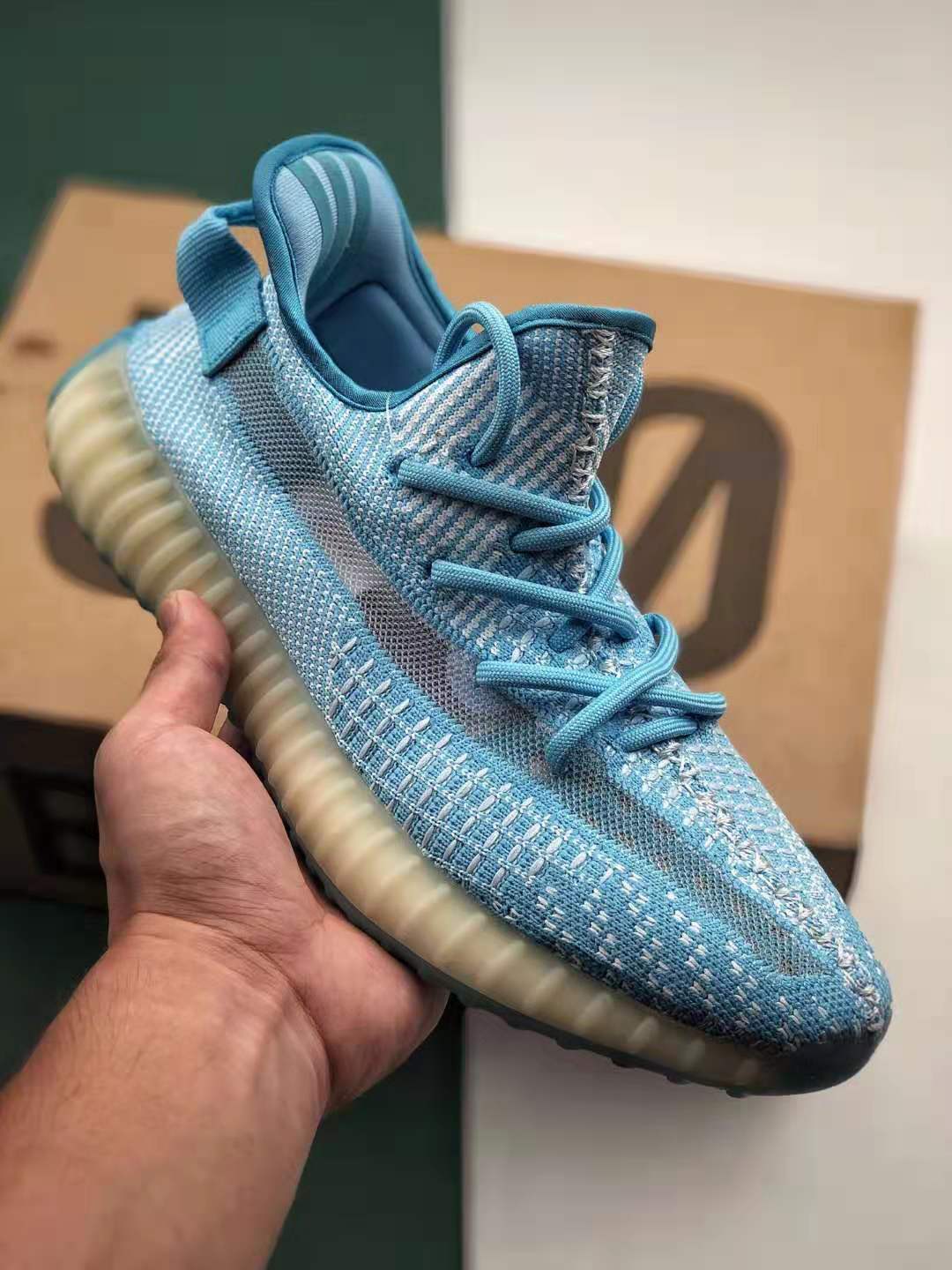 Adidas Yeezy Boost 350 V2 Ice Blue CI1173 - Limited Edition Sneakers