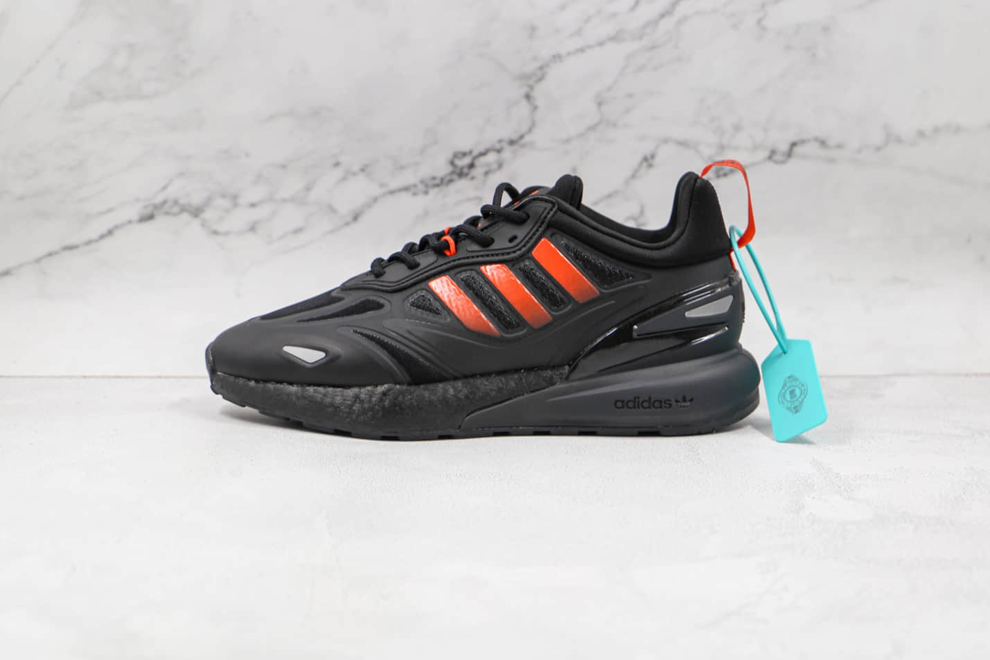 Adidas ZX 2K Boost 2.0 'Black Solar Red' GZ9087 - Stylish and Sporty Footwear for Active Individuals
