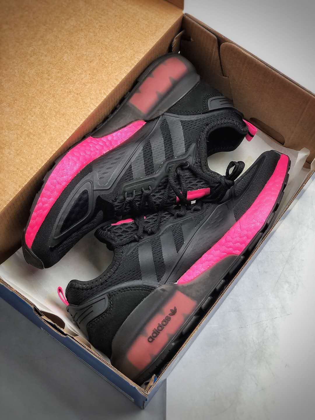 Adidas ZX 2K Boost Black Shock Pink FV8986 - Stylish and Comfortable Footwear