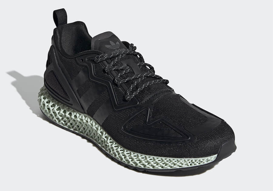 Adidas ZX 2K 4D Shoes 'Core Black' FV9027 - Stylish and Performance-Driven kicks